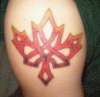 Maple Leaf Celtic tattoo