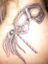 My Masquerade mask tattoo