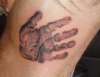 My sons handprint tattoo