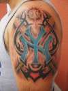 NEWW YORK YANKEES FANS tattoo