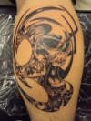 Skulls and Tribal tattoo