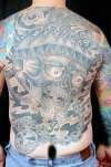 Tibetian skull tattoo