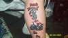 american flag snake tattoo