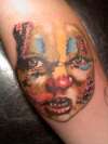 dead clown baby tattoo