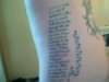 foot steps tattoo
