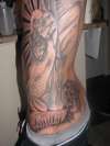 jesus on cross 3d tattoo