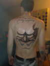 more work done to the mask on my back tattoo