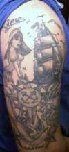 A Sailors Love tattoo