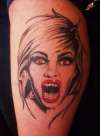 vampire lady tattoo