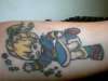 80's cartoons tattoo