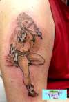 Cowgirl tattoo