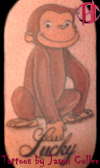 Curious George tattoo