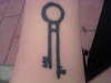 Davy Jones' Key to the Dead Man's Chest tattoo
