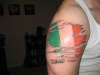 Irish Flag Tattoo