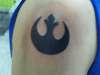 Rebel symbol tattoo