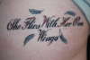 She Flies With Her Own Wings tattoo