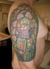St Patrick by Jessica Morsey tattoo