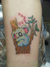 freehand koala tattoo