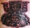 aztec diver tattoo