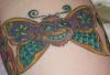 Crazy Butterfly Monkey tattoo