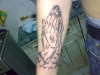prayng hands tattoo