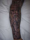sleeve/lettering/scorpion tattoo