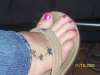 stars on foot tattoo