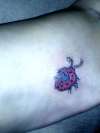 3rd tattoo...ladybug on my foot tattoo