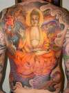 Back Piece Buddha tattoo