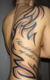 Back/Rib tribal tattoo