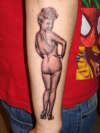 Betty Grable Pinup tattoo