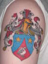 Coat of arms tattoo