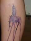 Dali elephants 2 tattoo
