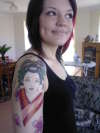 Geisha - 1/2 done tattoo
