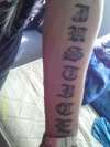 Justice tattoo