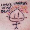 Sparkles tattoo