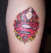 Superman tattoo