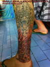 bali mask &dragon tattoo