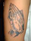 praying hands tattoo