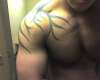shoulder tribal tattoo