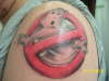 Ghostbusters logo tattoo