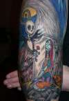 Jack and Sally tattoo