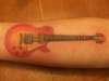 Les Paul Cherry Burst Guitar  rate my ink please tattoo