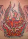My Phoenix with colour tattoo