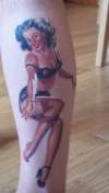 My pinup girl tattoo