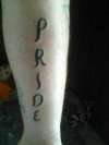 Pride tattoo