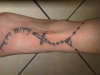 Rosary Beads Round Ankle And Foot tattoo