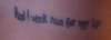 Semi Charmed Life Lyrics tattoo