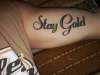 Stay Gold tattoo