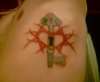 Tribal Heart w/ Lock & Key tattoo